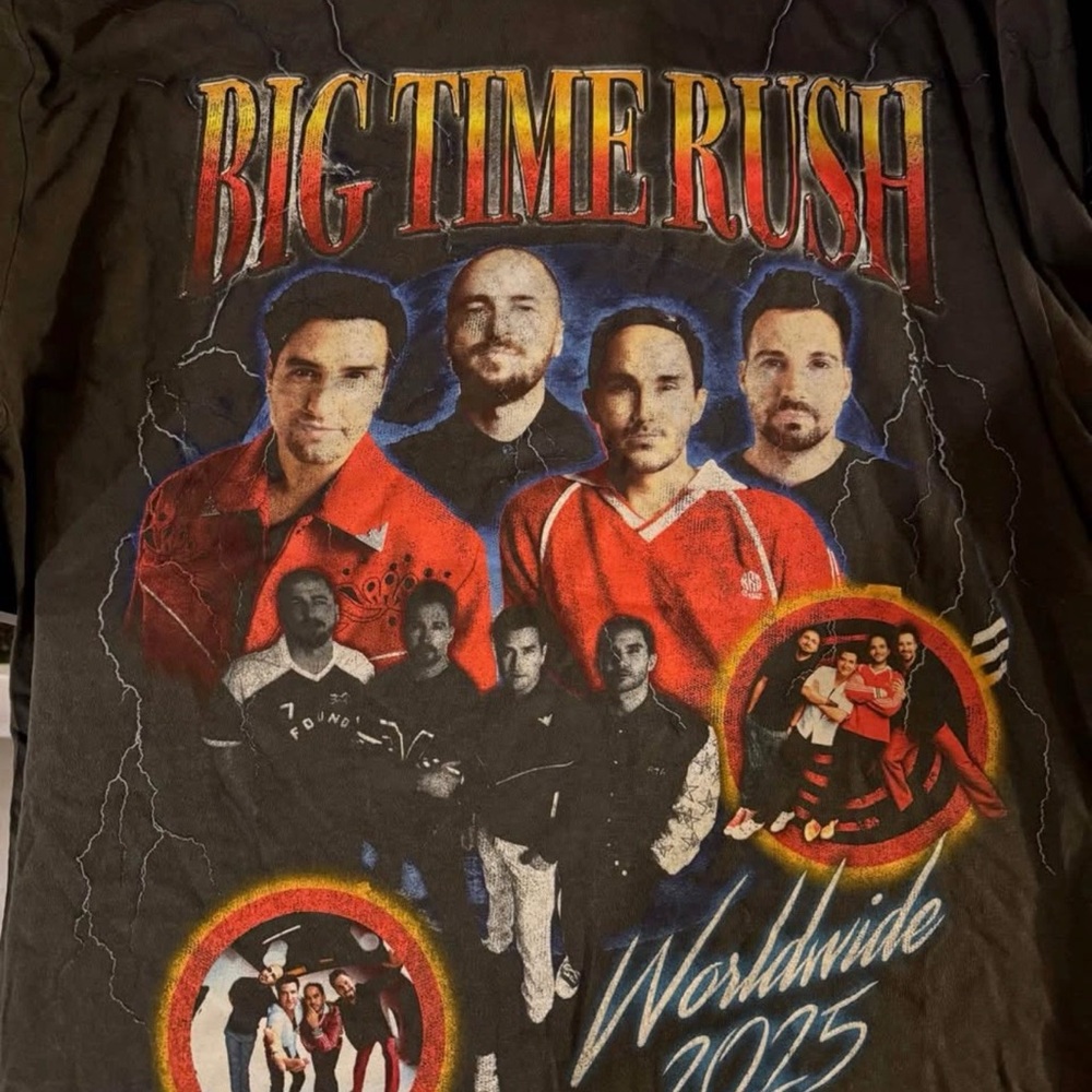 Big Time Rush Black Graphic T-Shirt